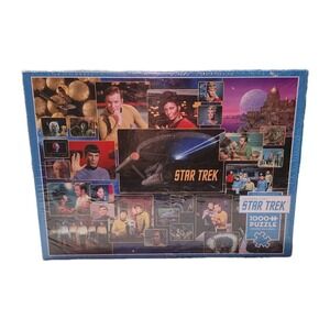 Star Trek Original Series Cobble Hill 1000 Piece Puzzle & Poster NEW Sealed 2019